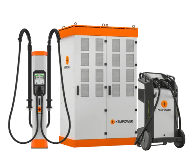 Kempower Power Unit mit Satellit und Movable Charger